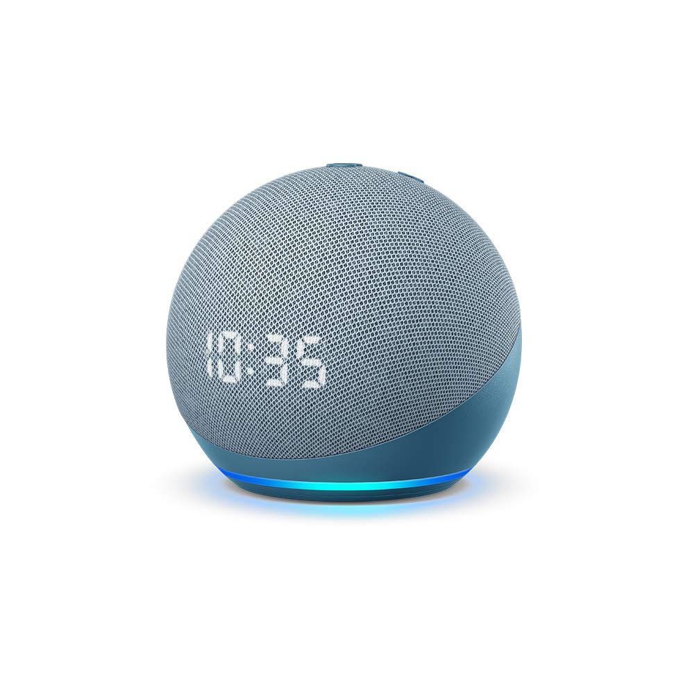 AMAZON Echo Dot 4th Gen with clock (Color as per Availaibility)